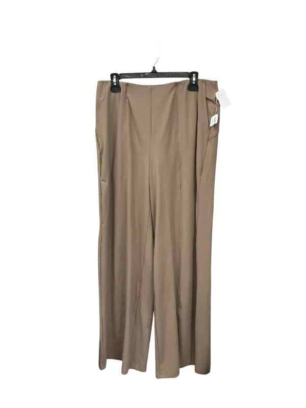 Relaxed chino pants for casual Friday offices -Pants Wide Leg By Old Navy In Beige, Size: 12