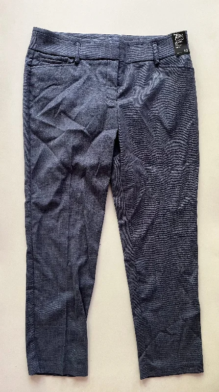 Insulated snow pants for winter outdoor fun -Pants Work/dress By New York And Co In Blue, Size: 10