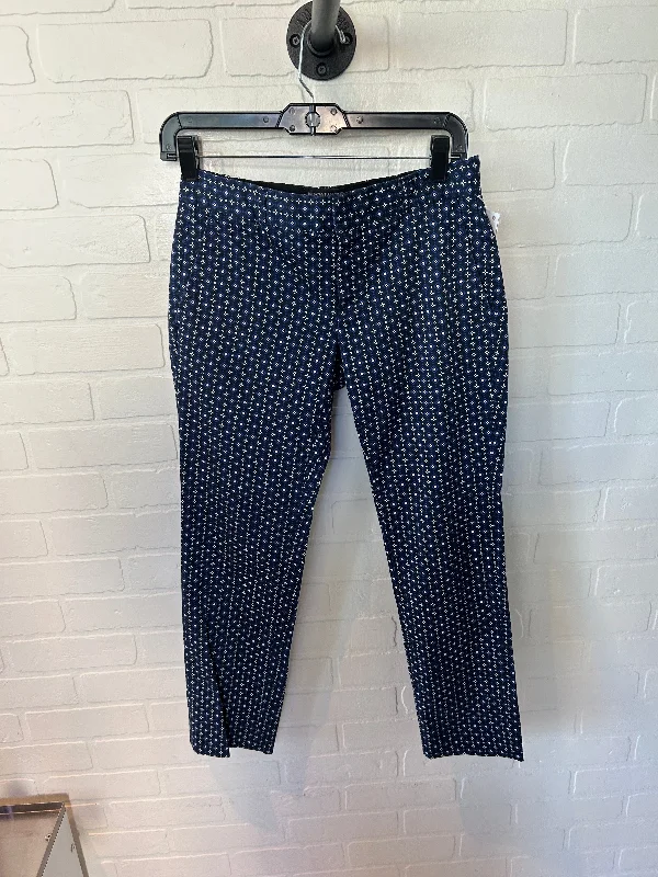 Designer skinny pants for luxury fashion flair -Pants Dress By Banana Republic In Blue, Size: 0