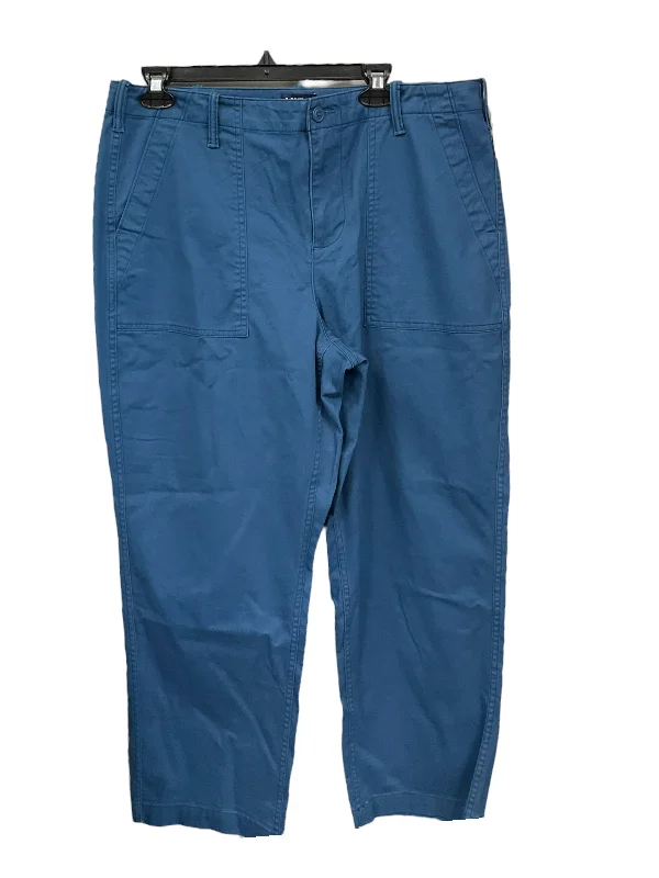 Casual khaki pants for weekend errand runs -Pants Chinos & Khakis By Lands End In Blue, Size: 16