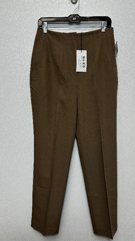 Rugged work pants for construction job durability -Pants Ankle By NA-KD In Brown, Size: 8