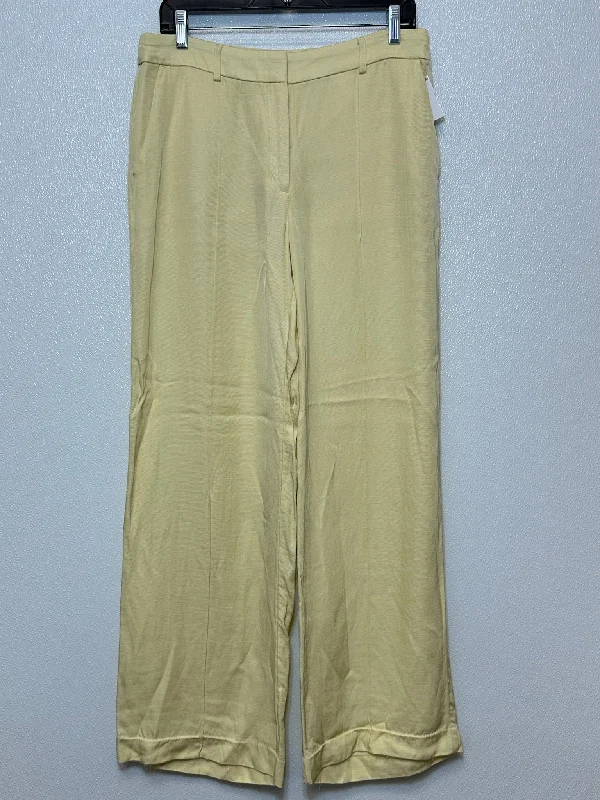 Adjustable waist pants for custom fit ease -Pants Ankle By Express O In Yellow, Size: 10