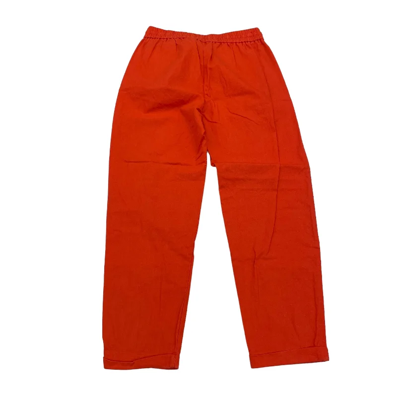 Tailored dress pants for professional office meetings -ORANGE PANTS CARGO & UTILITY by J. CREW Size:0