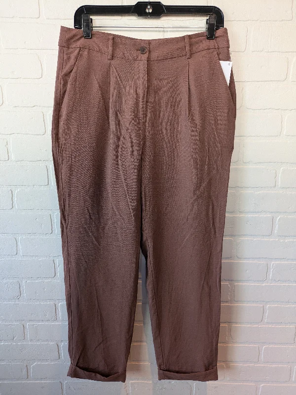 Bold patterned pants for standout fashion statements -Pants Other By Loft In Brown, Size: 6