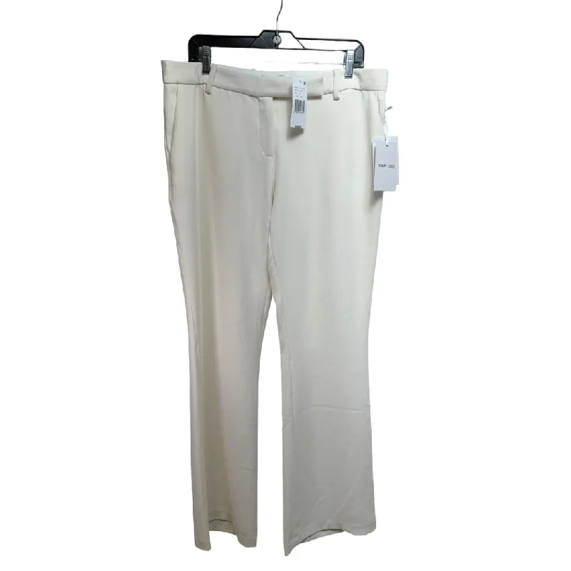 Lightweight cargo pants for summer camping trips -Pants Dress By Ronny Kobo In Cream, Size: Xl