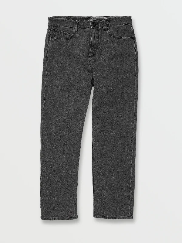 Relaxed Jeans for Comfortable -Nailer Relaxed Tapered Fit Jeans - Stoney Black