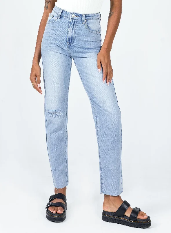 Side Pocket Jeans for Extra -Evelyn Low Rise Denim Jeans