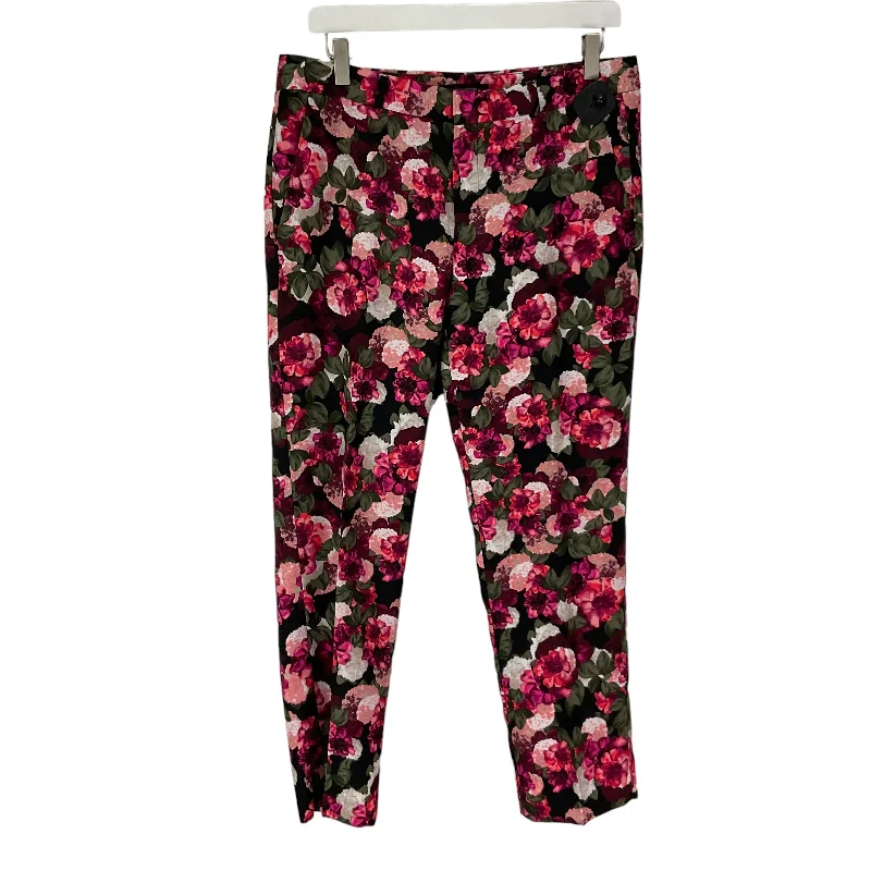 Stylish cropped pants for warm season trends -Pants Other By Banana Republic In Floral Print, Size: S