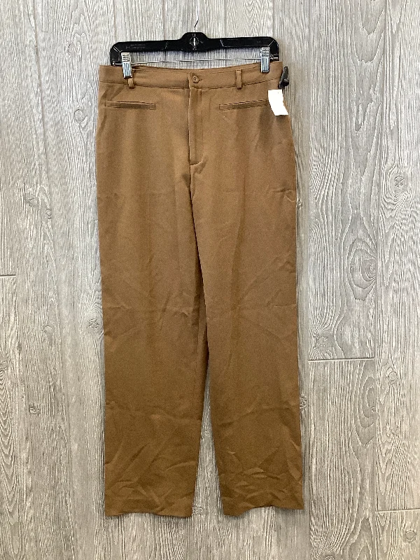 Eco-friendly hemp pants for sustainable clothing choices -Pants Other By Rafaella In Brown, Size: 8