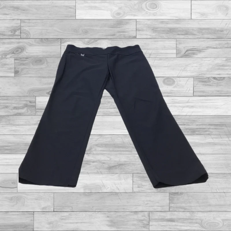 Multi-pocket pants for organized travel convenience -Pants Other By Peck And Peck In Black, Size: 10petite