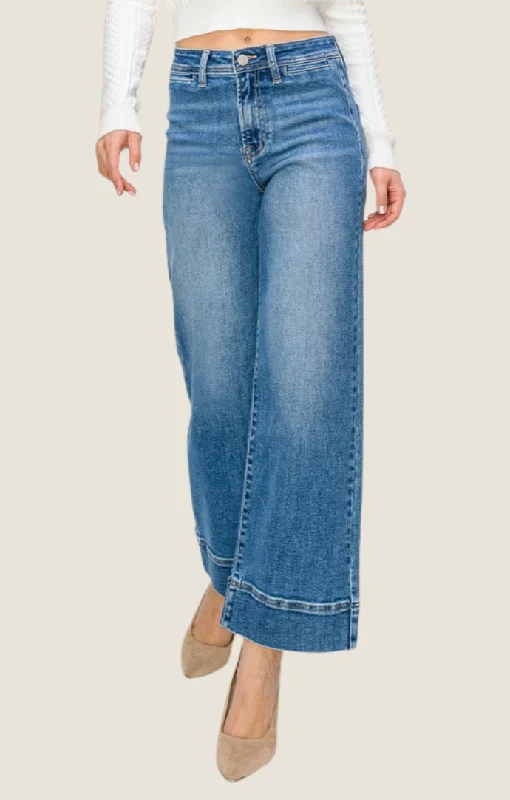 Stretch Jeans for Flexibility -Eloise Medium Denim Jeans