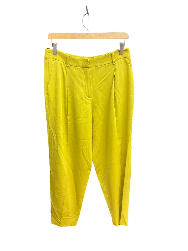 Rugged work pants for construction job durability -Pants Dress By Massimo Dutti In Yellow, Size: 6