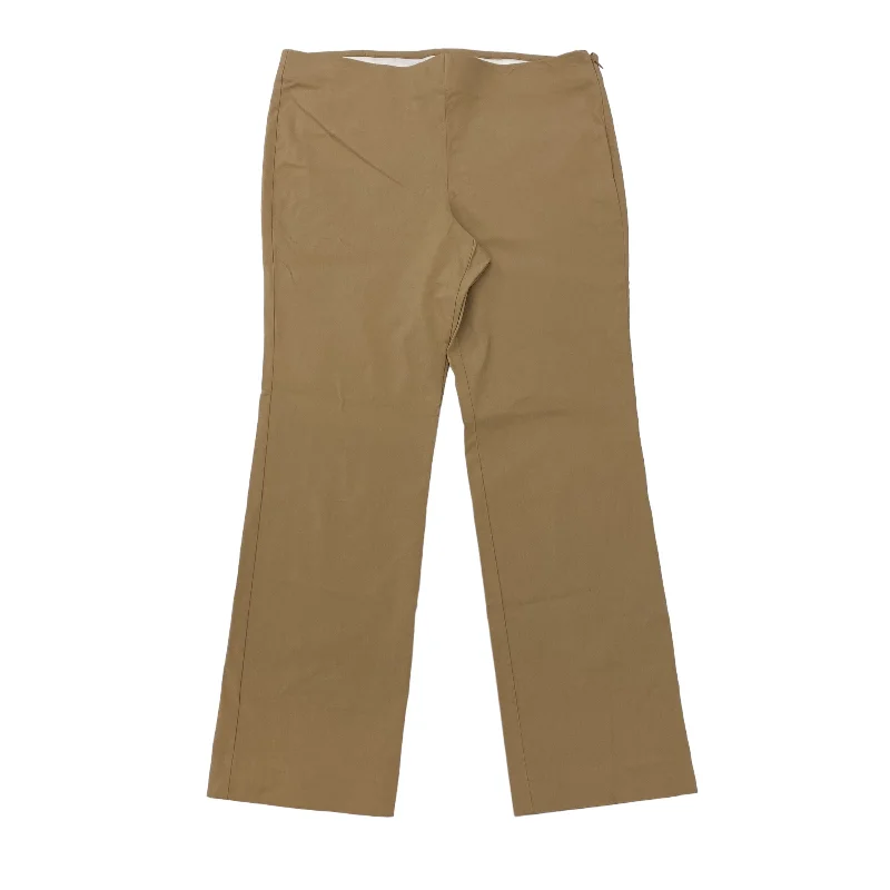 Waterproof hiking pants for rainy trail conditions -TAN PANTS DRESS by WHITE HOUSE BLACK MARKET Size:14PETITE