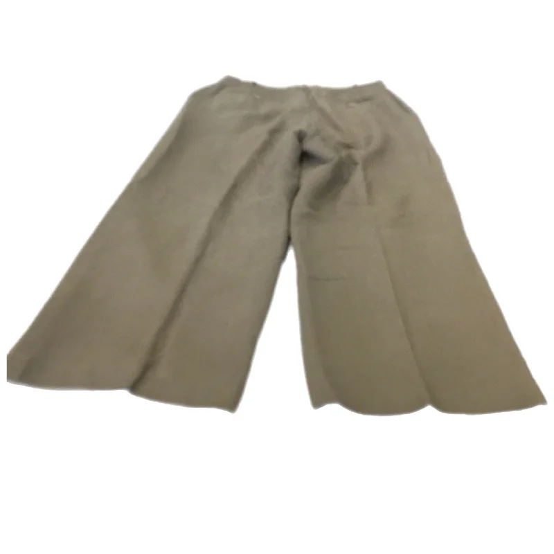 Elegant satin pants for formal dinner attire -Pants Other By Talbots In Brown, Size: 10