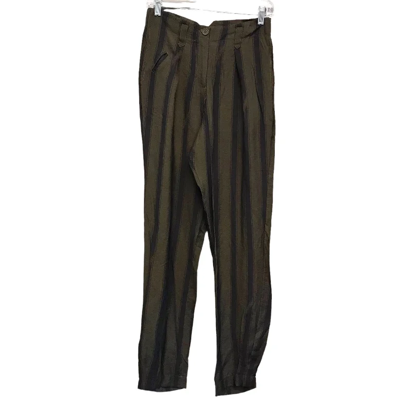 Durable twill pants for tough outdoor jobs -BLACK & GREEN PANTS OTHER by TINY Size:4