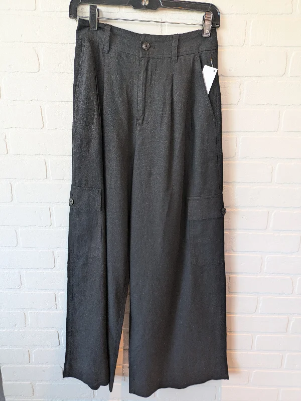 Durable canvas pants for heavy-duty work use -Pants Dress By Madewell In Black, Size: 0r