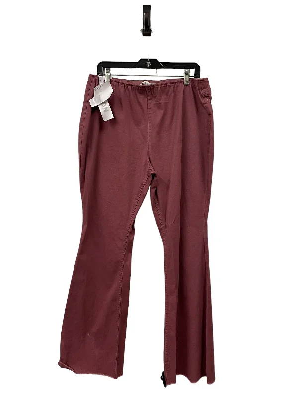 Cozy sweatpants pants for lazy Sunday mornings -Pants Other By Clothes Mentor In Pink, Size: 18