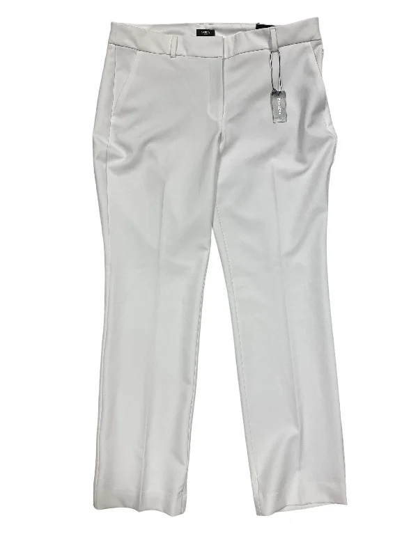 Classic wool pants for cold weather elegance -Pants Dress By Express In White, Size: 14