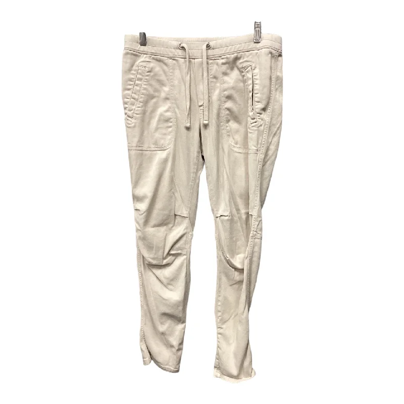 Relaxed fit pants for laid-back comfort wear -Pants Cargo & Utility By James Perse In Beige, Size: 2