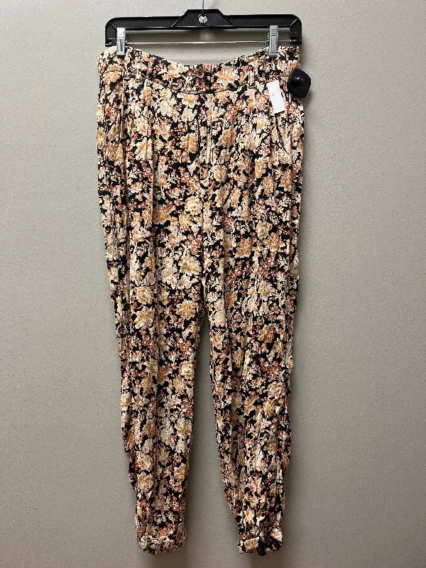 Vintage corduroy pants for retro style vibes -Pants Other By Anthropologie In Floral Print, Size: 4