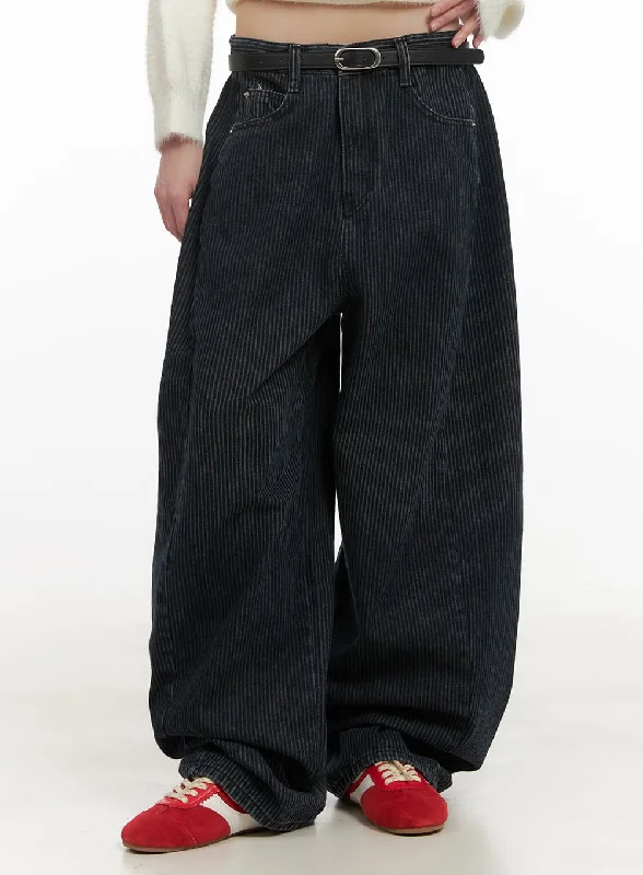 Work Jeans for Tough Jobs -Comfortable Corduroy Wide-Leg Pants CD425