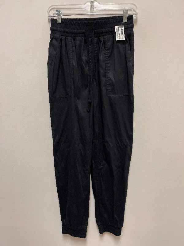 Relaxed cotton pants for breezy casual days -Pants Joggers By A New Day In Black, Size: Xs