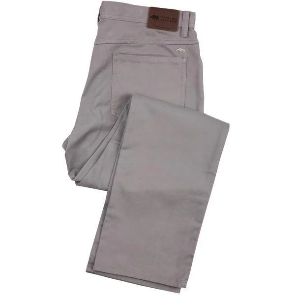 High-performance workout pants for marathon training days -Flex Five Pocket Stretch Pant Steel Grey