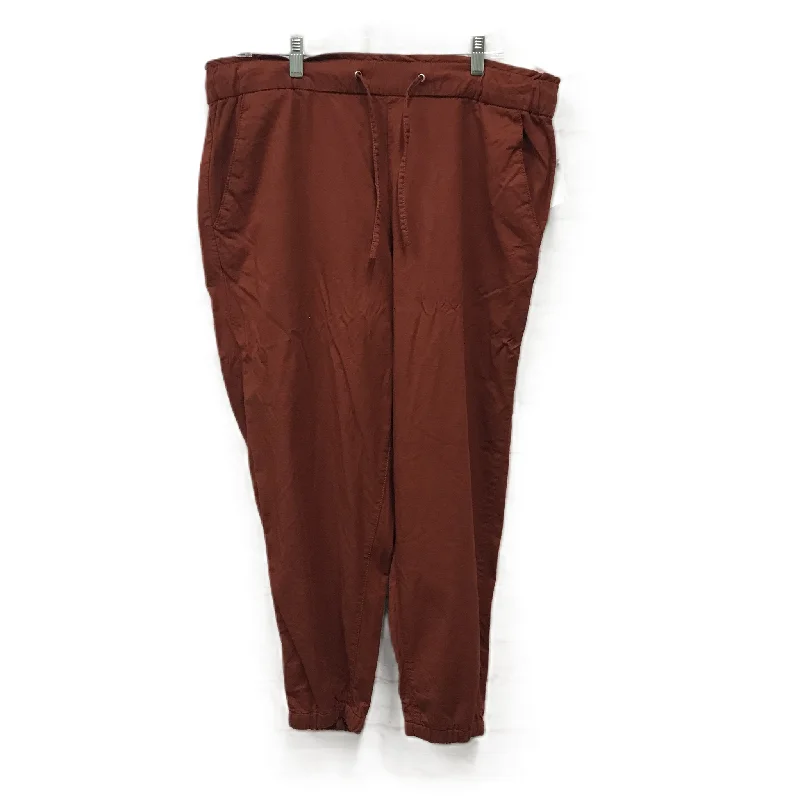 Flowy linen pants for relaxed tropical vacations -Pants Cargo & Utility By Levis In Orange, Size: Xl