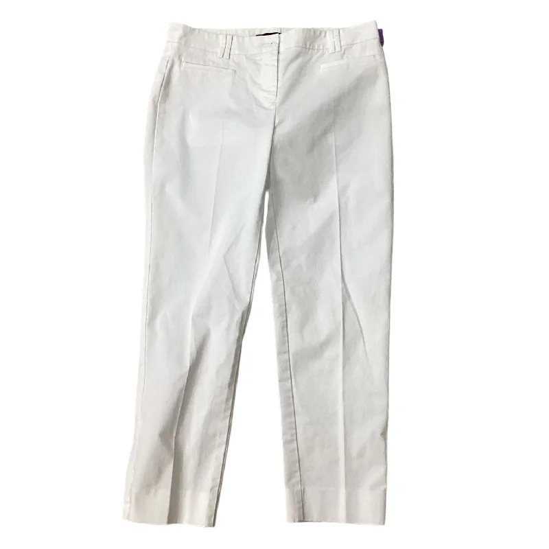 Classic khaki pants for timeless wardrobe staples -Pants Dress By Ann Taylor In White, Size: 2