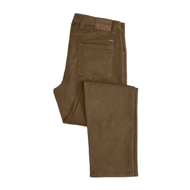 High-performance ski pants for snowy mountain slopes -Classic Five Pocket Pant - Teak