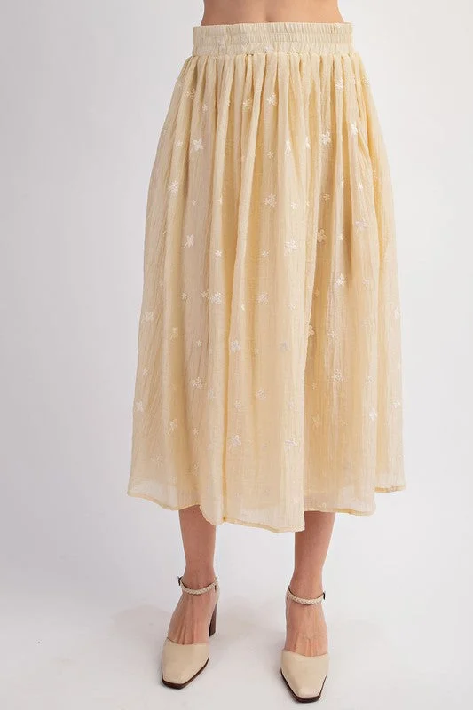 Soft skirts with plush cotton lining -Louisa Skirt