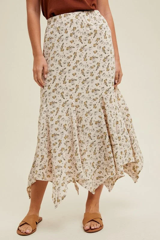 Soft skirts with gentle fabric drape -Lilly Bloom Skirt