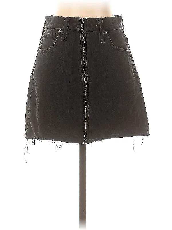 Belted Denim Skirts for Chic -Denim Skirt