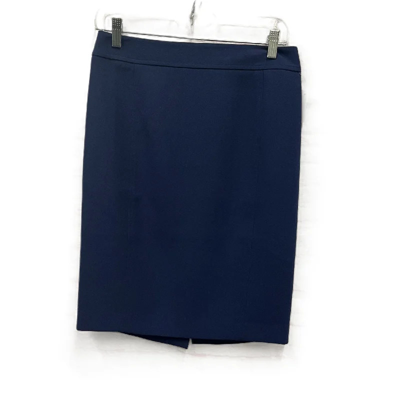 Casual skirts for relaxed weekend lounging -Skirt Mini & Short By Loft In Blue, Size: 4