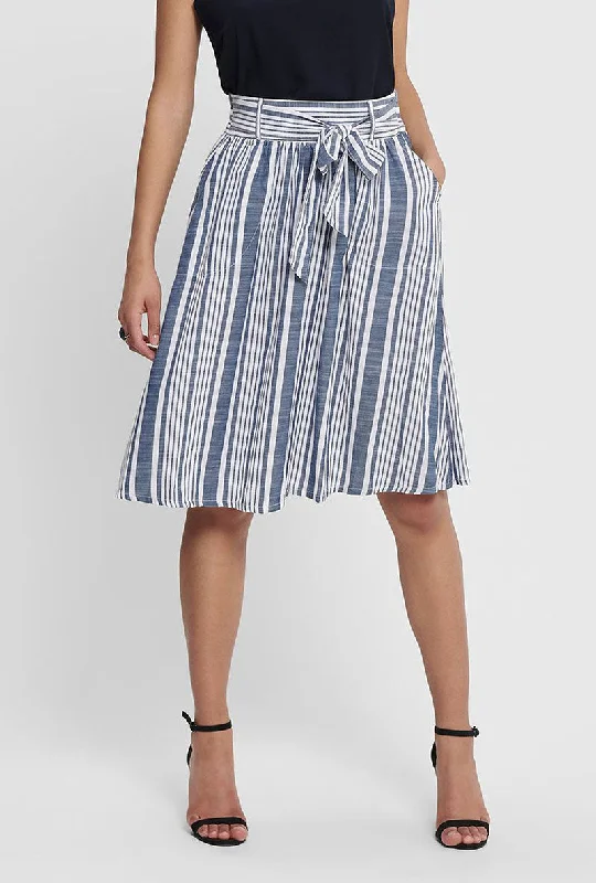 Bold skirts with vibrant tropical prints -ONLY LAVANA STRIPE SKIRT