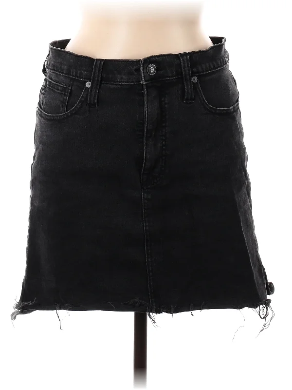 Denim Skirts with Rhinestones for Glam -Denim Skirt