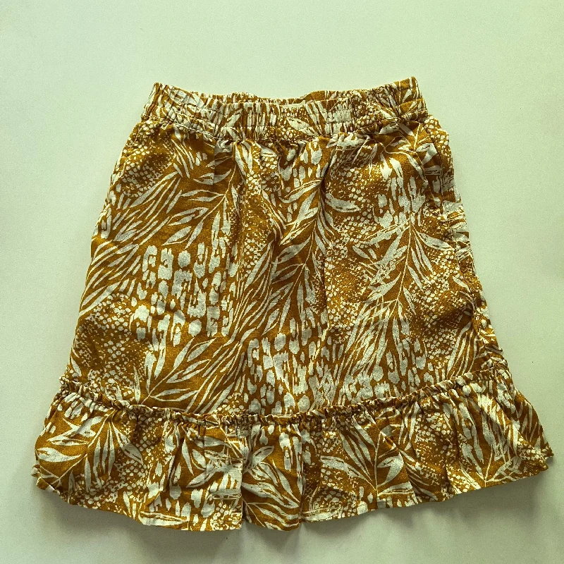 Affordable skirts for simple daily outfits -Skirt Mini & Short By Christian Siriano In Mustard, Size: Xs