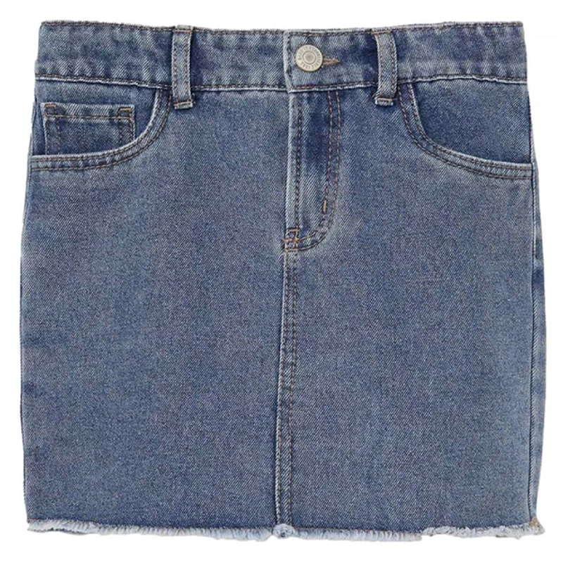 Denim Skirts for Family Gatherings -Name it Medium Blue Denim Lizzy Denim Skirt