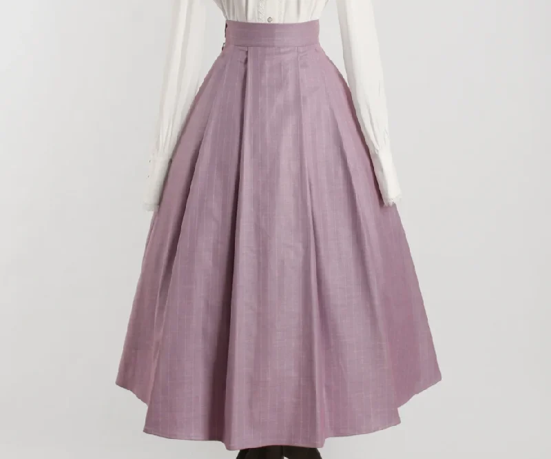 Trendy midi skirts for modern fashionistas -Pace of the Wind - Midi Skirt in Lilac