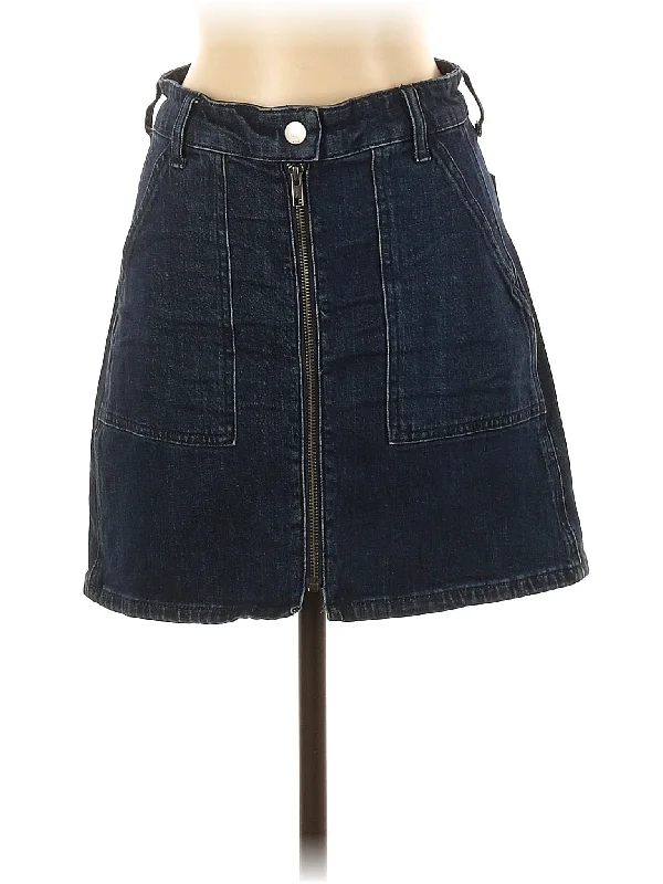 Denim Skirts for Brunch Dates -Denim Skirt