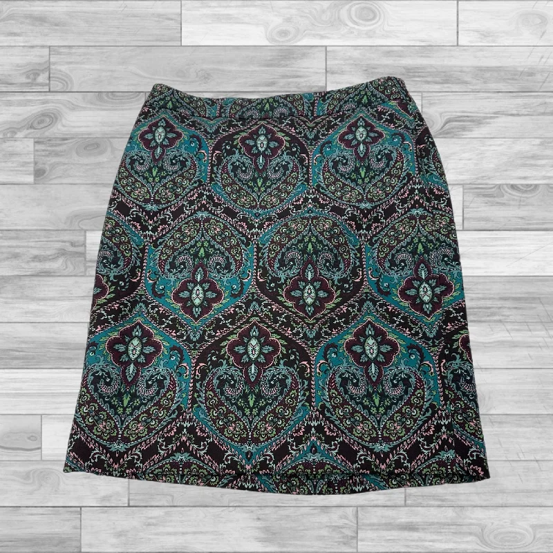 Designer mini skirts for high-end appeal -Skirt By Talbots In Multi-colored, Size: 8petite