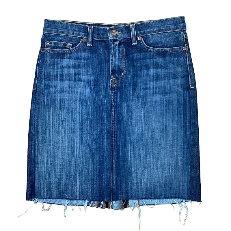 Pencil Denim Skirts for Office -Denim Skirt Mini & Short David Kahn, Size 6