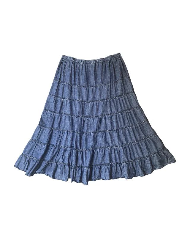 Zipper Denim Skirts for Modern -Vintage Y2K Denim Skirt