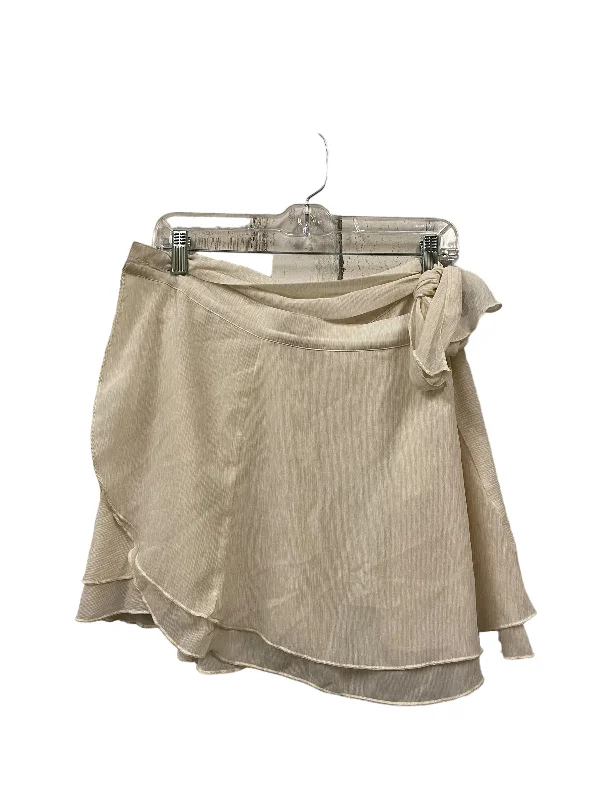 Casual skirts for relaxed weekend lounging -Skirt Mini & Short By Aerie In Tan, Size: L