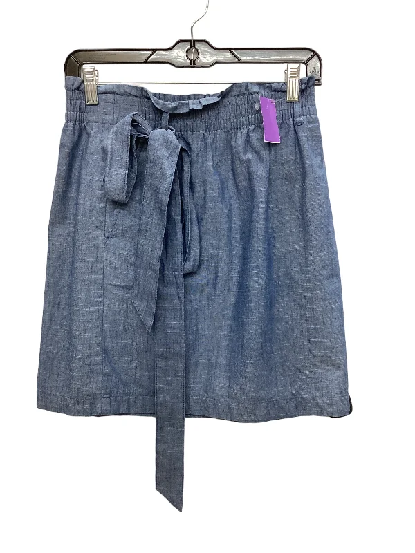 Denim Skirts with Slits for Sexy -Blue Denim Skirt Mini & Short J. Crew, Size Xs