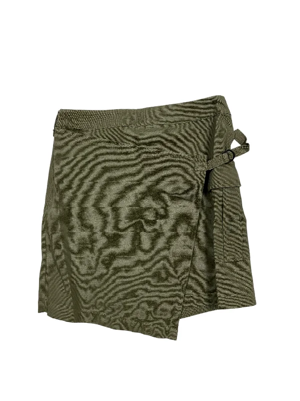 Durable skirts with reinforced seam strength -Skirt Mini & Short By Urban Outfitters In Green, Size: S