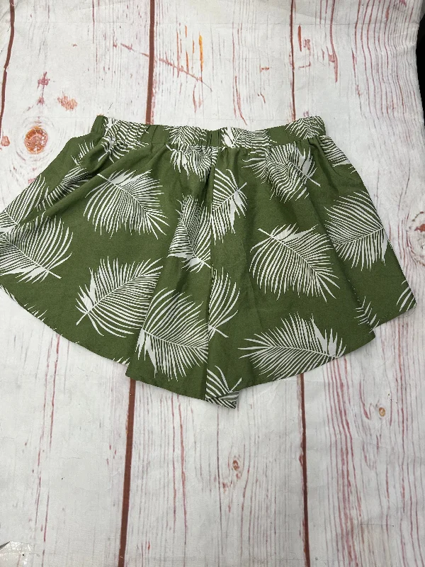 Soft skirts with plush cotton lining -Skirt Mini & Short By Shein In Green, Size: 12