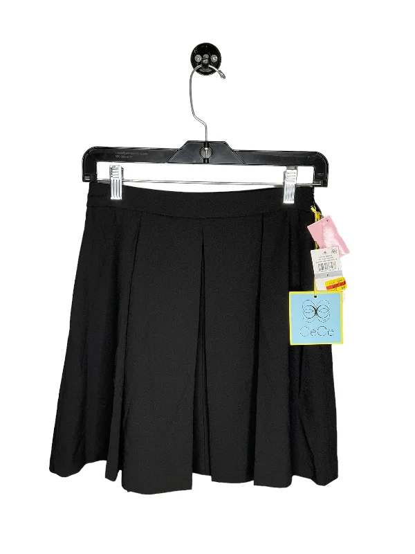 Flowy floral skirts for springtime elegance -Skirt Mini & Short By Cece In Black, Size: 4