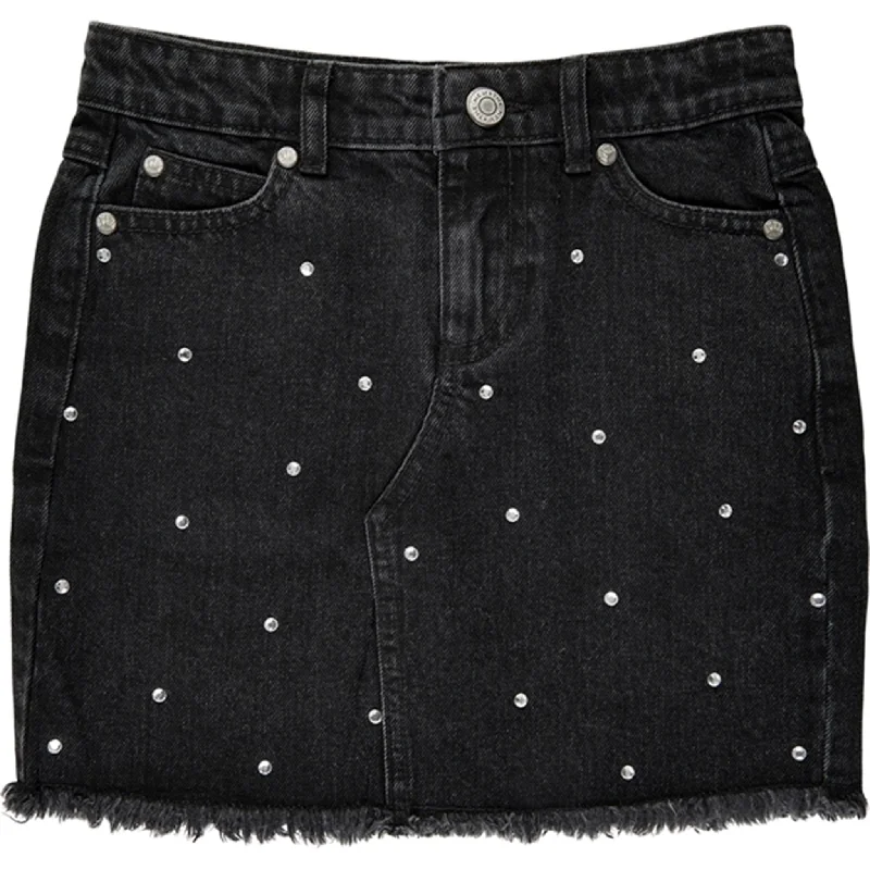 Denim Skirts for Travel Adventures -The New Black Denim Isia Denim Skirt