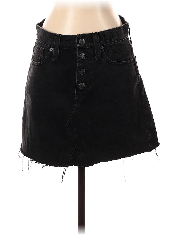 Denim Skirts with Pockets for Practical -Denim Skirt